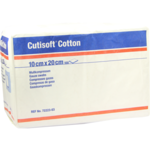 CUTISOFT Cotton Kompr.10x20 cm unster.8fach
