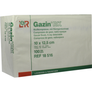 GAZIN Mullkomp.10x12,5 cm unsteril 12fach RK