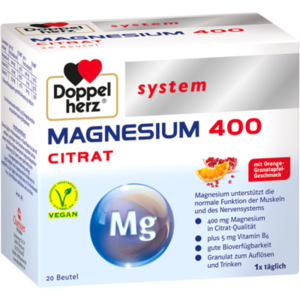 DOPPELHERZ Magnesium 400 Citrat system Granulat
