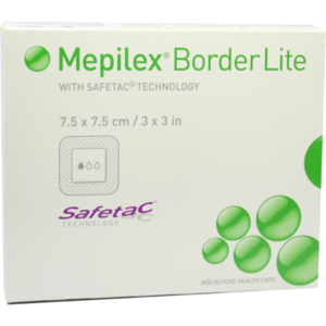 MEPILEX Border Lite Schaumverb.7,5x7,5 cm steril