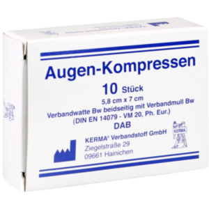 AUGENKOMPRESSEN 5,8x7 cm unsteril