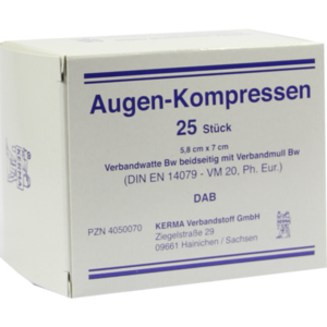 AUGENKOMPRESSEN 5,8x7 cm unsteril