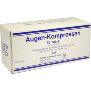 AUGENKOMPRESSEN 5,8x7 cm unsteril