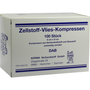 ZELLSTOFF VLIES Kompressen unsteril 6x8 cm