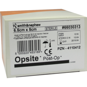 OPSITE Post-OP 5x6,5 cm Verband