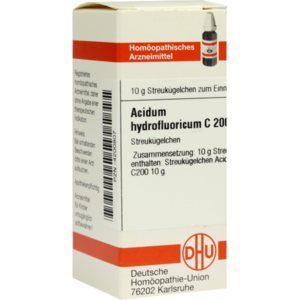 ACIDUM HYDROFLUORICUM C 200 Globuli