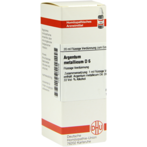 ARGENTUM METALLICUM D 6 Dilution