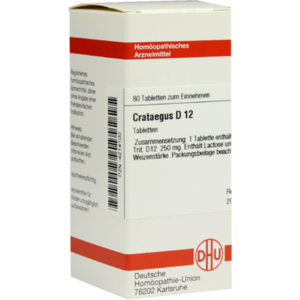 CRATAEGUS D 12 Tabletten