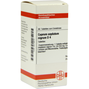 CUPRUM OXYDATUM nigrum D 4 Tabletten
