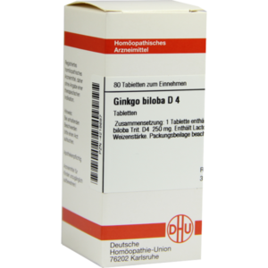 GINKGO BILOBA D 4 Tabletten