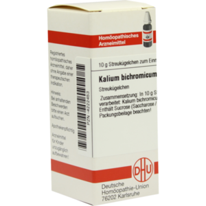 KALIUM BICHROMICUM C 6 Globuli