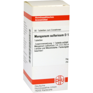 MANGANUM SULFURICUM D 12 Tabletten