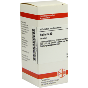 SULFUR C 30 Tabletten