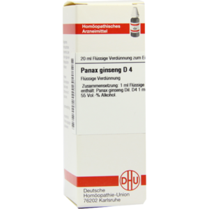 PANAX GINSENG D 4 Dilution