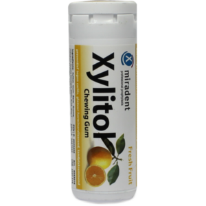 MIRADENT Xylitol Chewing Gum Frucht