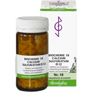 BIOCHEMIE 18 Calcium sulfuratum D 12 Tabletten