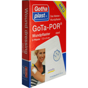 GOTA-POR Wundpflaster 5x7,2 cm steril