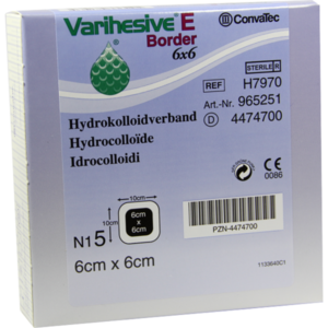 VARIHESIVE E Border 6x6 cm HKV hydroaktiv