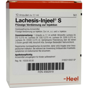 LACHESIS INJEEL S Ampullen