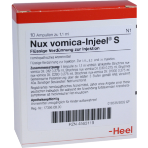 NUX VOMICA INJEEL S Ampullen