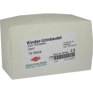 URIN AUFFANGBEUTEL f.Kinder steril 100 ml