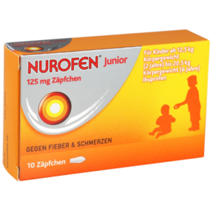 NUROFEN Junior 125 mg Zäpfchen