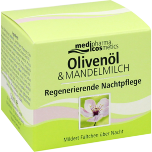 OLIVEN-MANDELMILCH regenerierende Nachtpflege 50 ml - Olivenöl - Dr ...