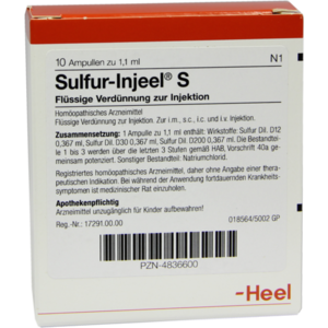 SULFUR INJEEL S Ampullen