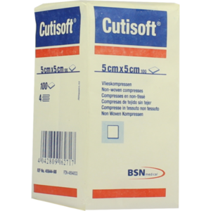 CUTISOFT Vlieskompressen unsteril 5x5 cm