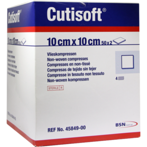CUTISOFT Vlieskompressen steril 10x10 cm