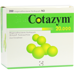 COTAZYM 20.000 Pellets magensaftresistente Kapseln