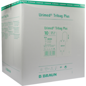 URIMED Tribag Plus Urin Beinbtl.800ml 40cm ster.