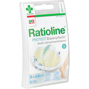 RATIOLINE protect Blasenpflaster 3,8x6 cm klein