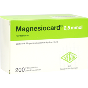 MAGNESIOCARD 2,5 mmol Filmtabletten