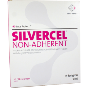 SILVERCEL non Adherent Kompressen 11x11 cm