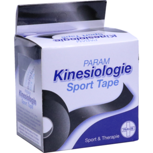 KINESIOLOGIE Sport Tape 5 cmx5 m schwarz
