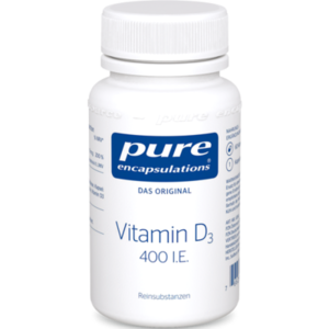 PURE ENCAPSULATIONS Vitamin D3 400 I.E. Kapseln