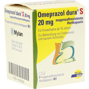 OMEPRAZOL dura S 20 mg magensaftresist.Hartkapseln