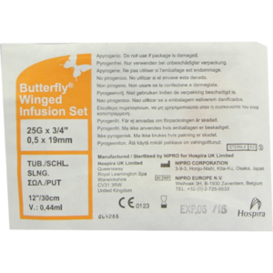 BUTTERFLY Kanüle 25 G orange