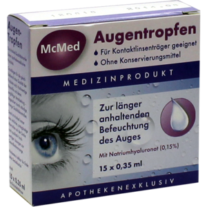 MCMED Augentropfen Einzeldosispipetten