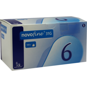 NOVOFINE Nadeln 31 G 0,25x6 mm