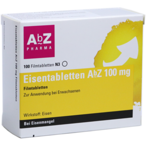 EISENTABLETTEN AbZ 100 mg Filmtabletten