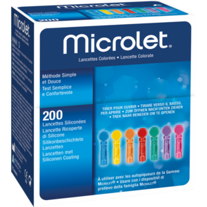 MICROLET Lanzetten farbig