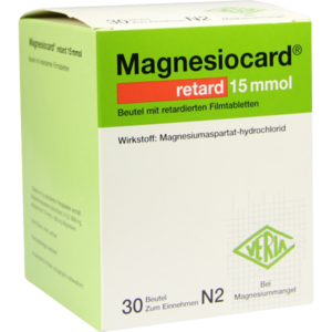 MAGNESIOCARD retard 15 mmol Beutel m.ret.Filmtabl.