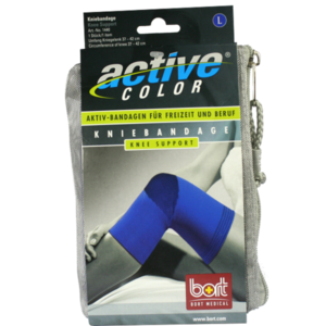 BORT ActiveColor Kniebandage L blau