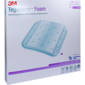 TEGADERM Foam n.klebend FK 20x20 cm 90603