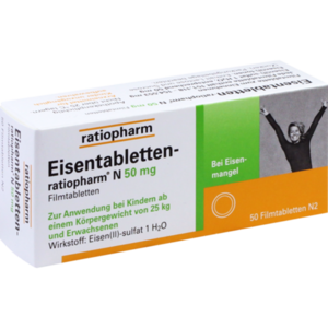 EISENTABLETTEN-ratiopharm N 50 mg Filmtabletten