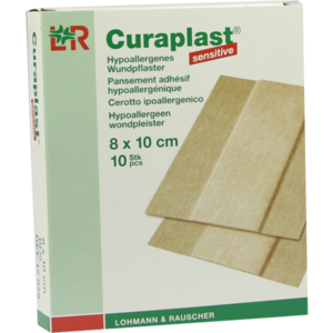 CURAPLAST Wundschnellverb.sensitiv 8x10 cm 1 m