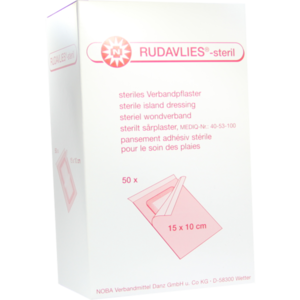 RUDAVLIES-steril Verbandpflaster 10x15 cm