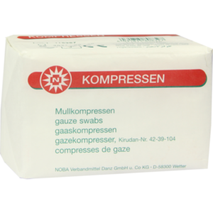 MULLKOMPRESSEN 7,5x7,5 cm unsteril 8fach